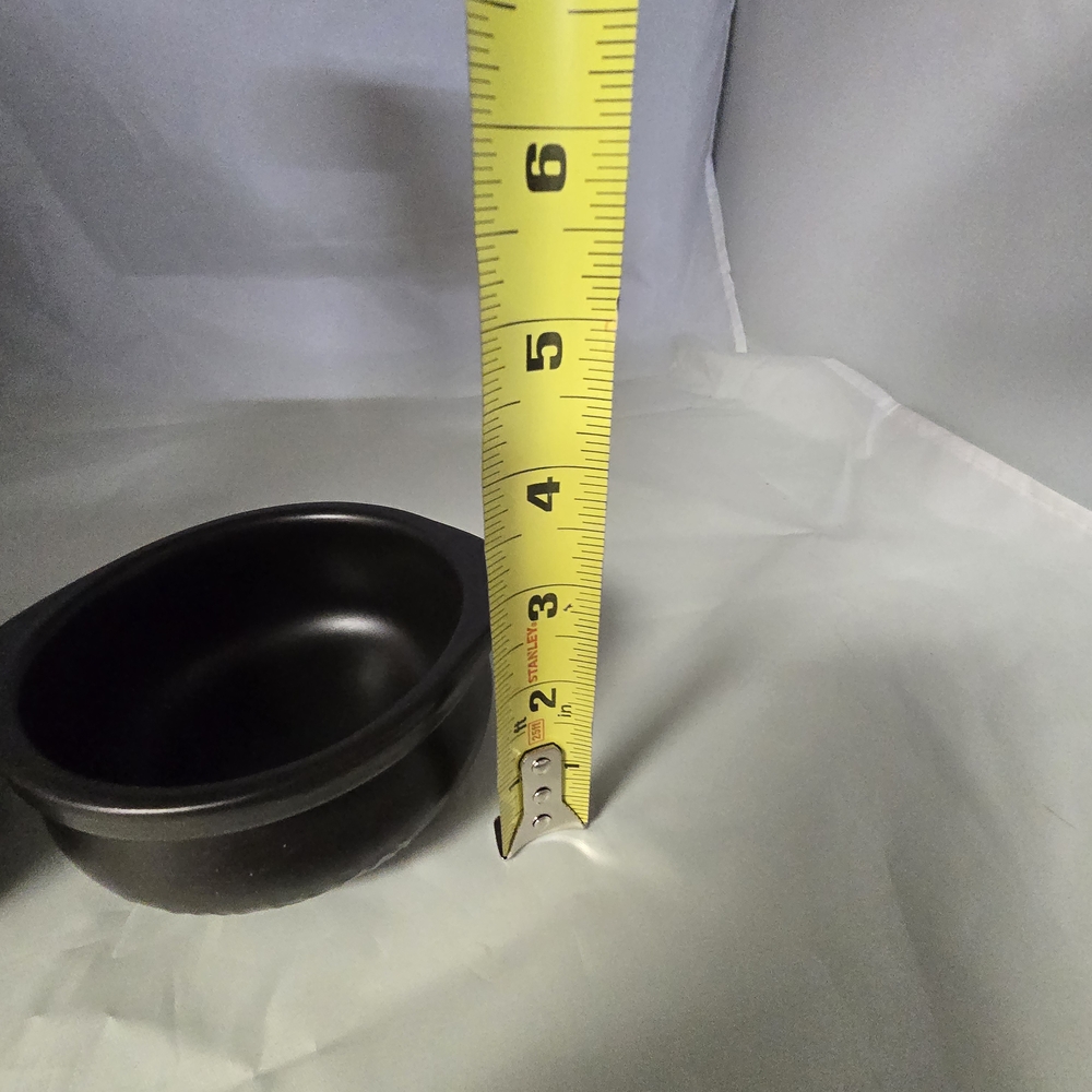 Crock Pot Set Of 2 Black Clay Soup Bowls Dishwasher Oven Microwave Safe Crockpot - Picture 5 of 6